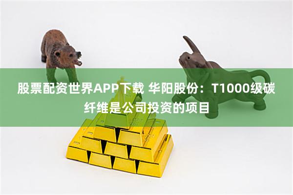 股票配资世界APP下载 华阳股份：T1000级碳纤维是公司投资的项目